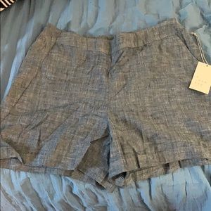 A New Day Chambray Linen Shorts